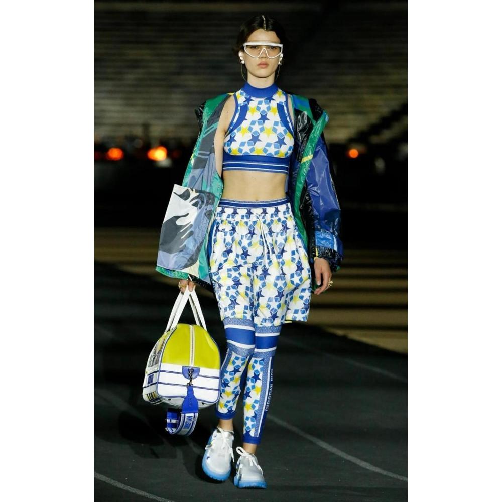 Dior - Dior-ID  Leather Sneakers - IT 37.5 - Picture 2 of 7